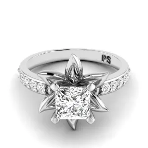 0.75-3.25 CT Round & Princess Cut Diamonds - Engagement Ring