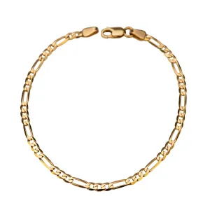 14k Gold Figaro Bracelet