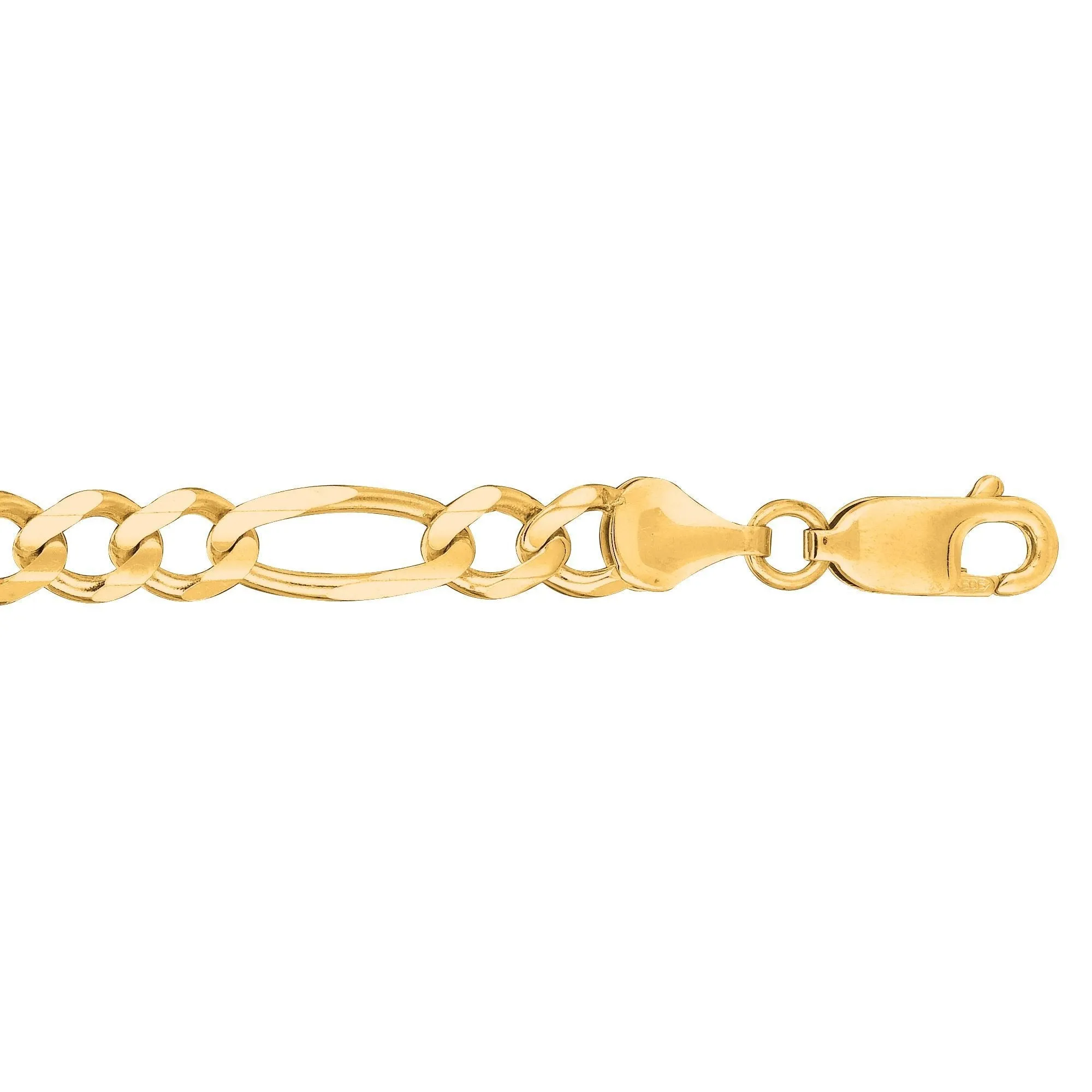 14k Yellow Gold 6MM 23.7 Grams 20 Inch  Figaro Chain