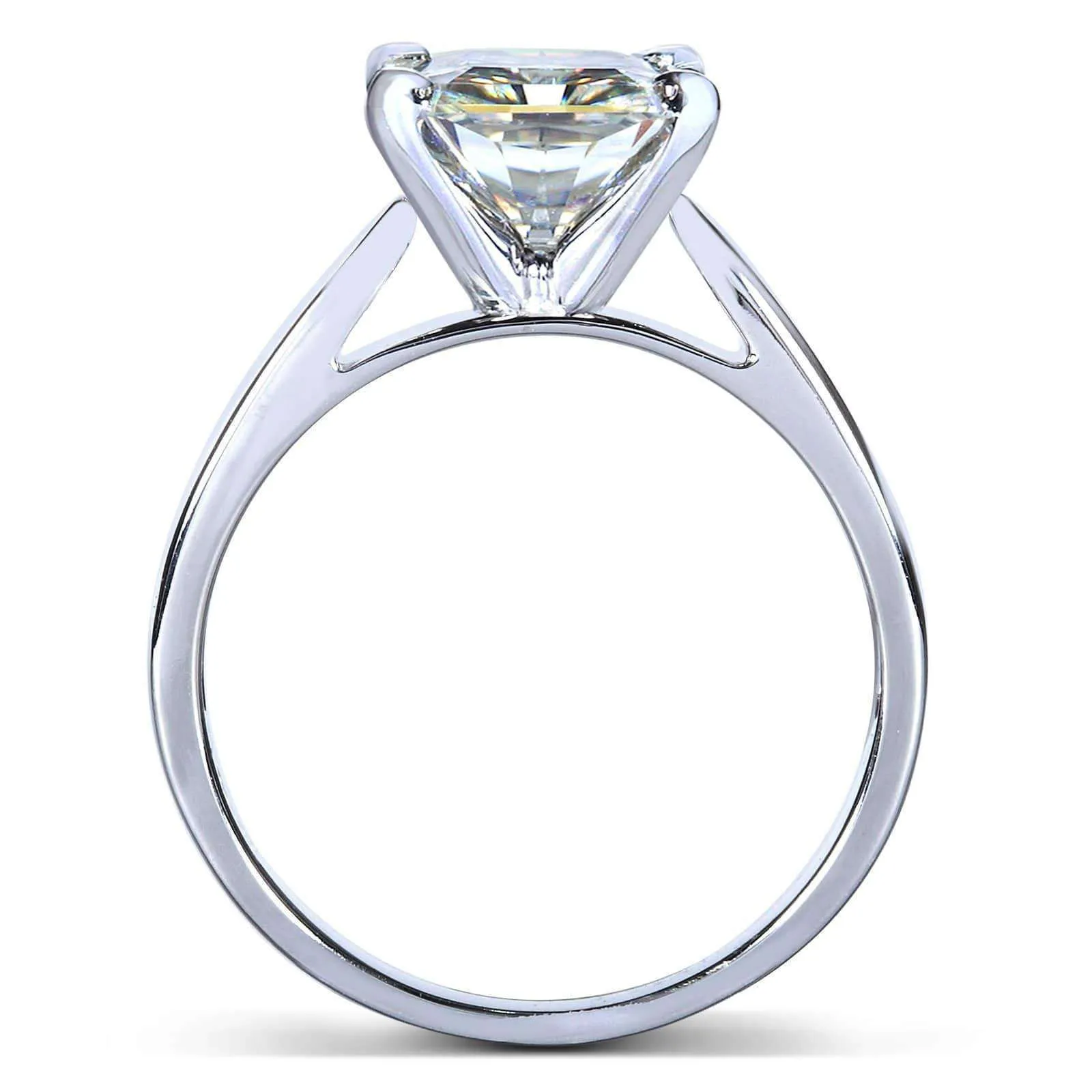 1.5ct Princess Moissanite Solitaire Ring