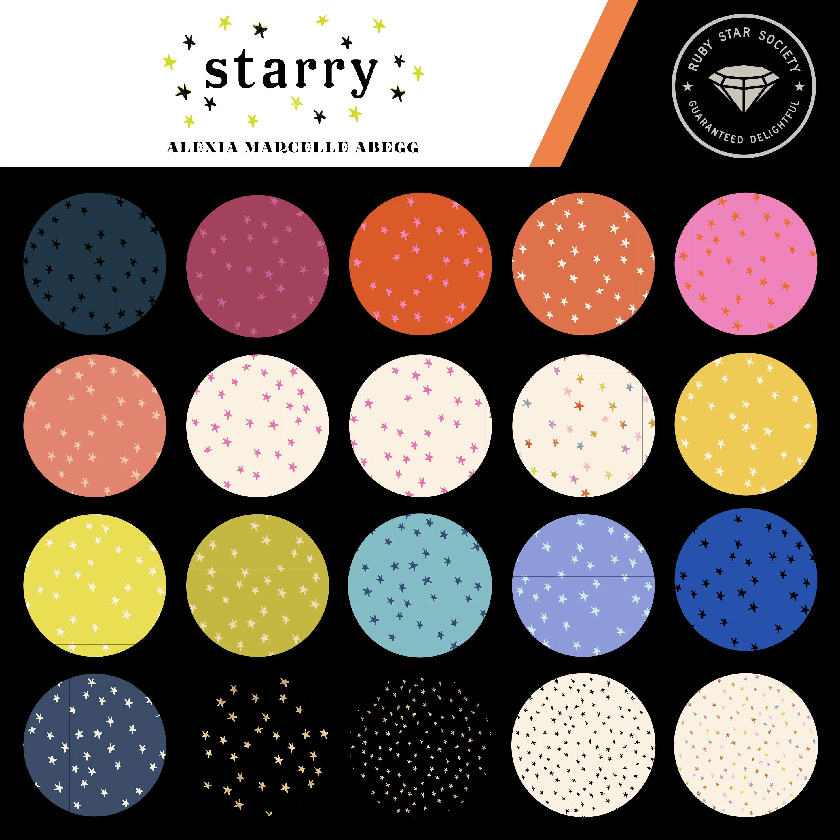 22 Fat Quarter Bundle - Ruby Star Society - Alexia Abegg - Quilting Cotton - Starry Starry