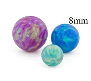 8mm Snap Fit Opal Captive Ball