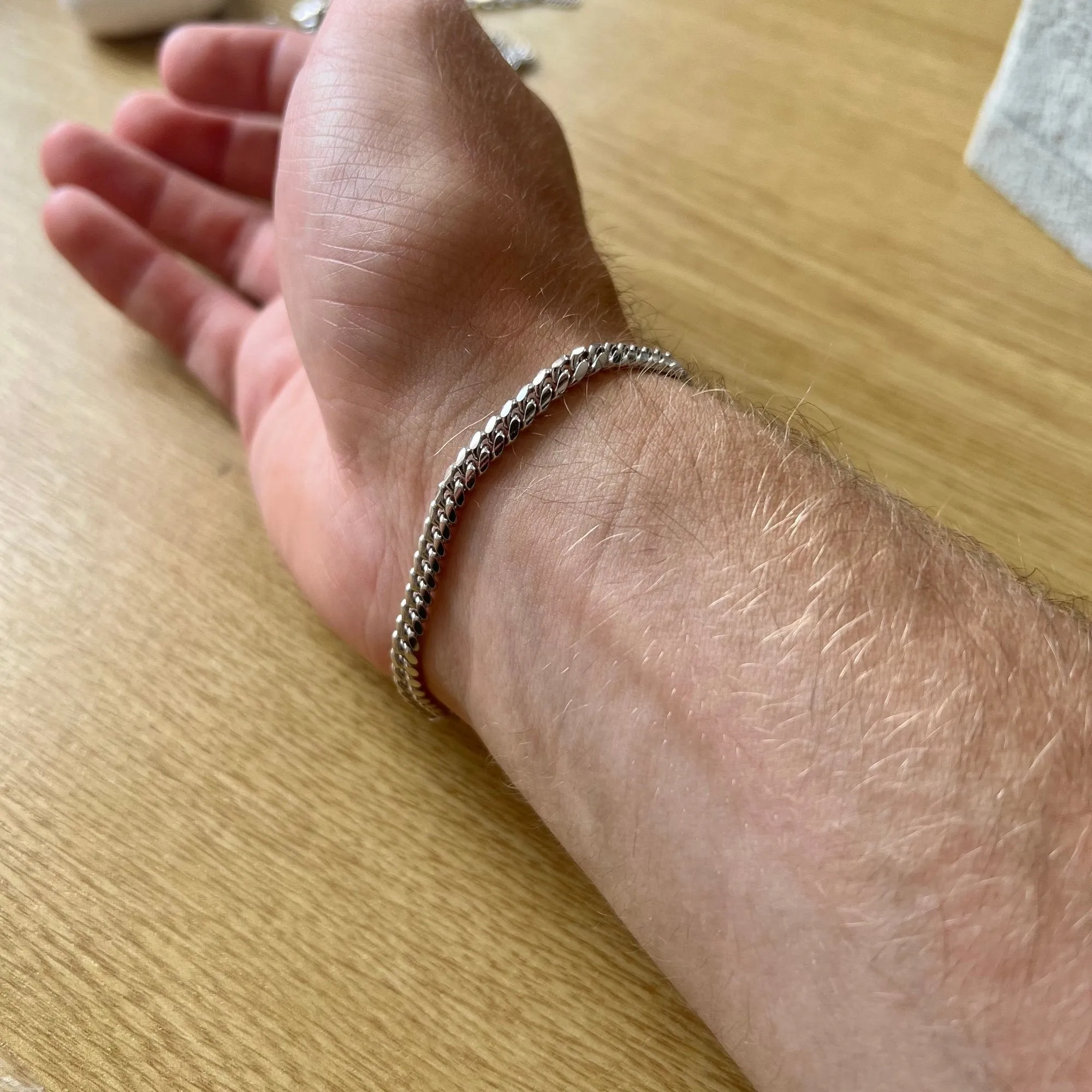 925 Silver Miami Cuban Bracelet (4MM)