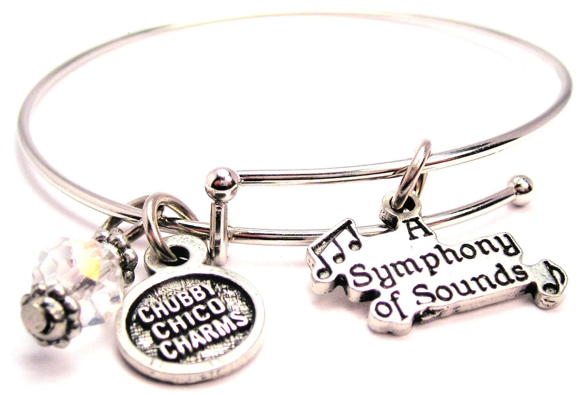 A Symphony Of Sounds Expandable Bangle Bracelet