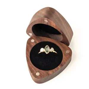 ADD-ON - Triangular shape wooden ring gift box