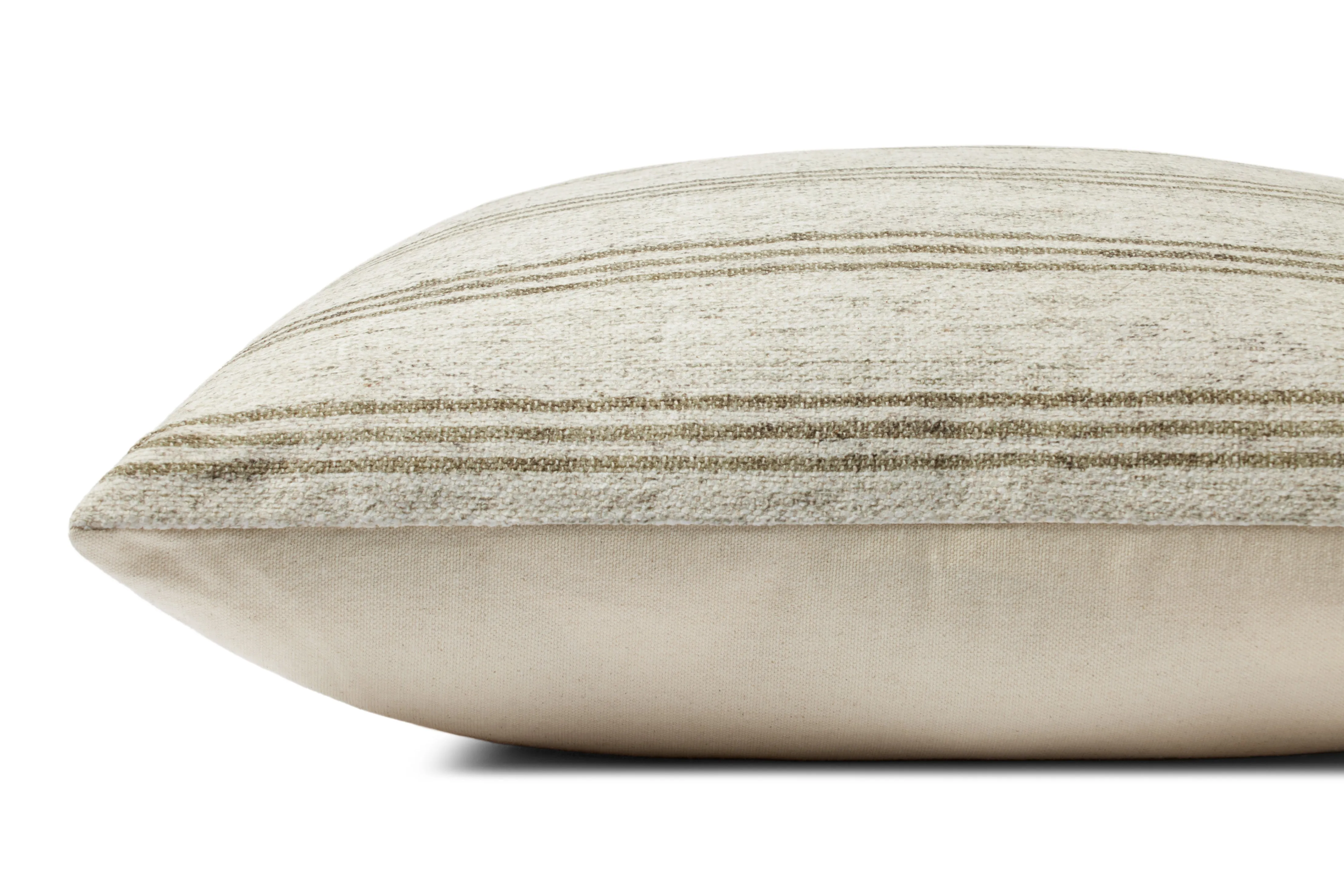 Amber Lewis x Loloi Zephyr Ivory Olive Pillow