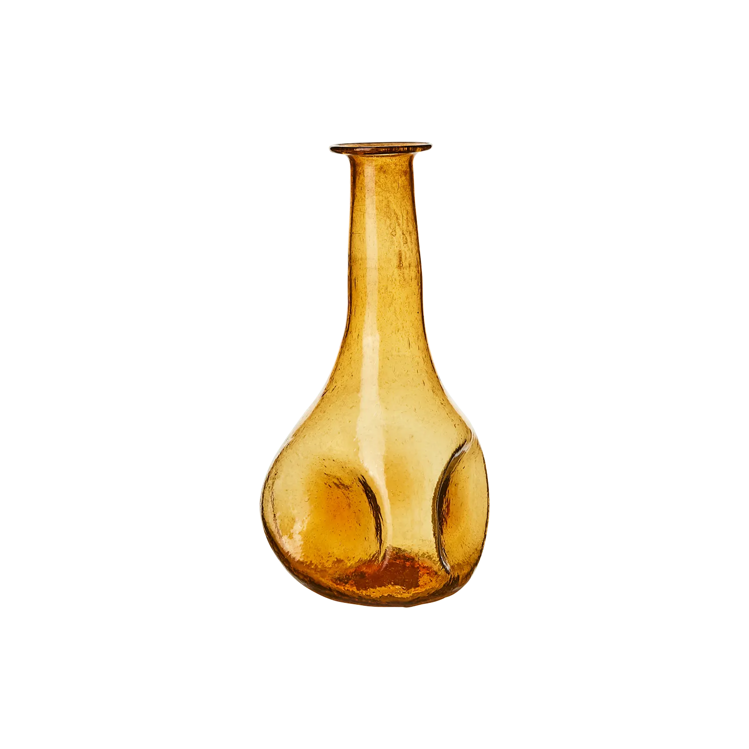 Amber Recycled Glass Vase A