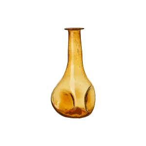 Amber Recycled Glass Vase A