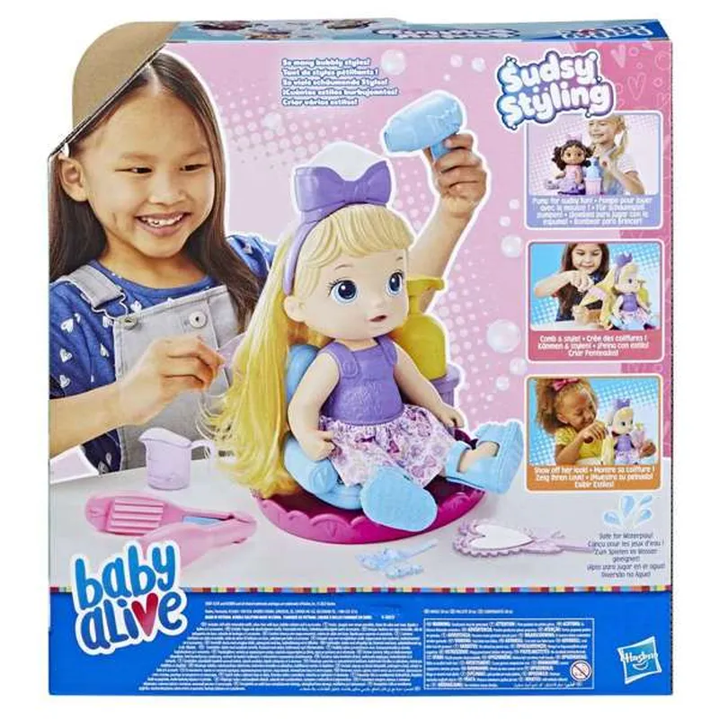 Baby Alive Sudsy Styling Doll Blonde