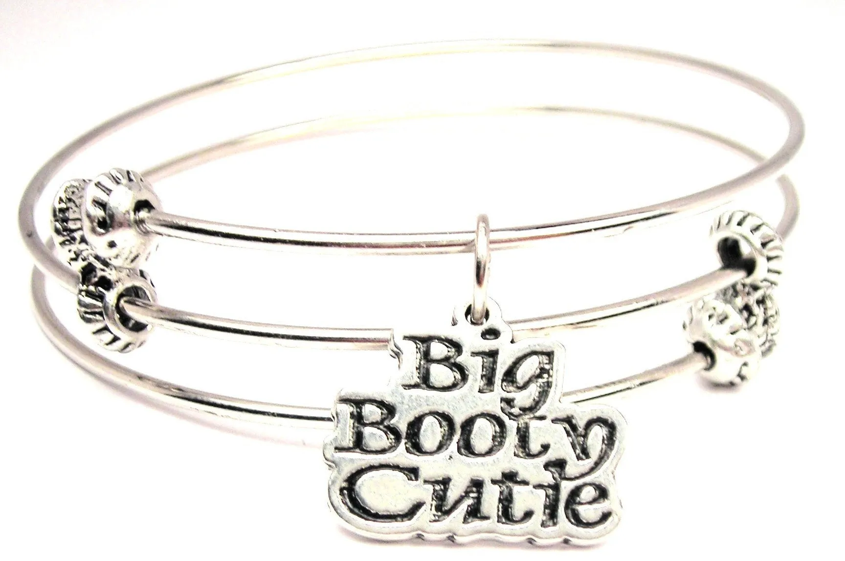 Big Booty Cutie Triple Style Expandable Bangle Bracelet