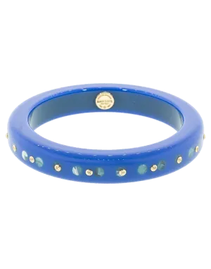 Blue and Green Bakelite Bangle