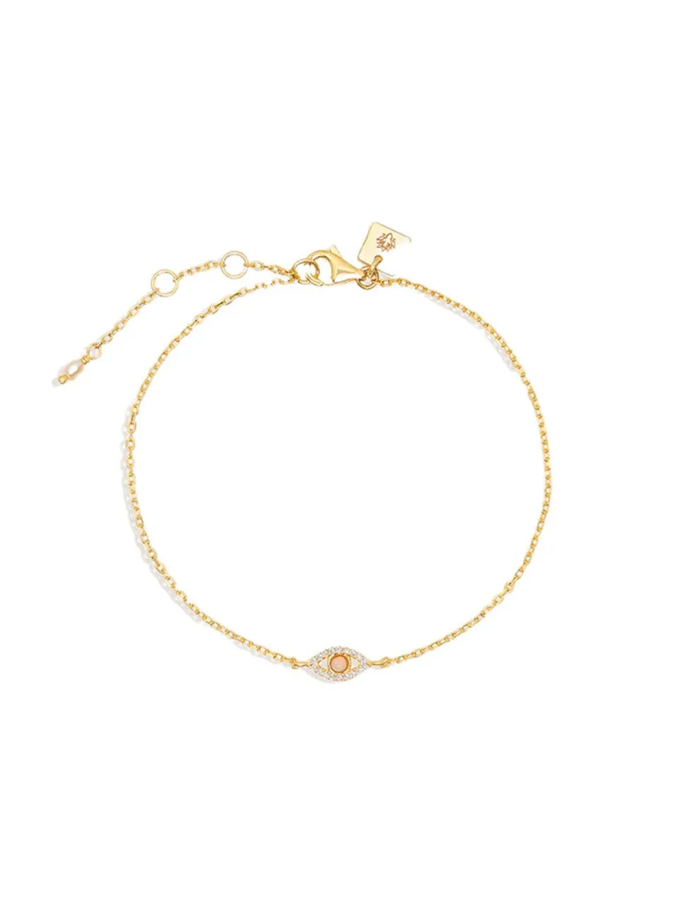 By Charlotte Eye of Intuition Bracelet in Gold Vermeil