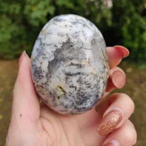 Dendritic Opal  Palm Stone (#13)