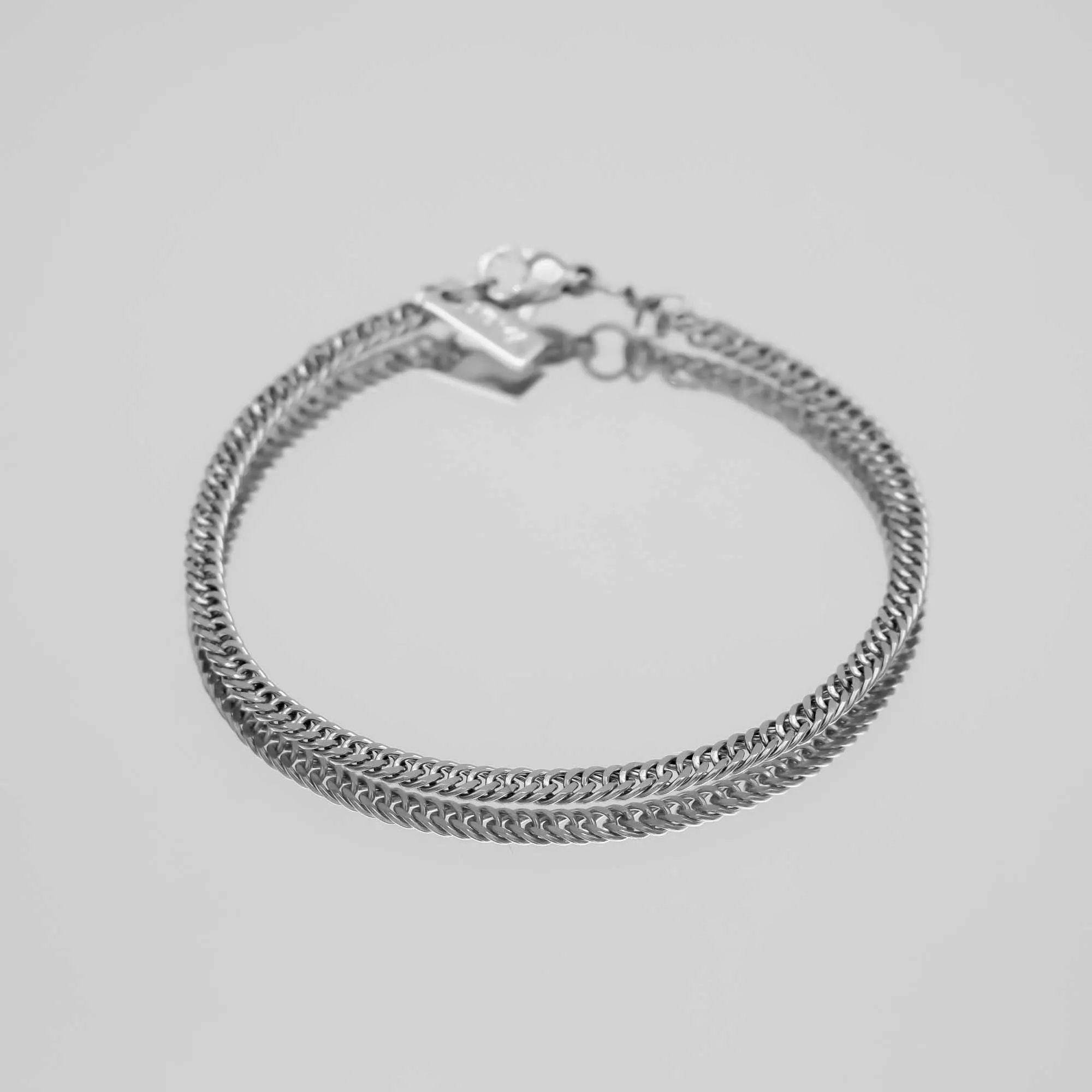 Double Link Curb Chain Bracelet