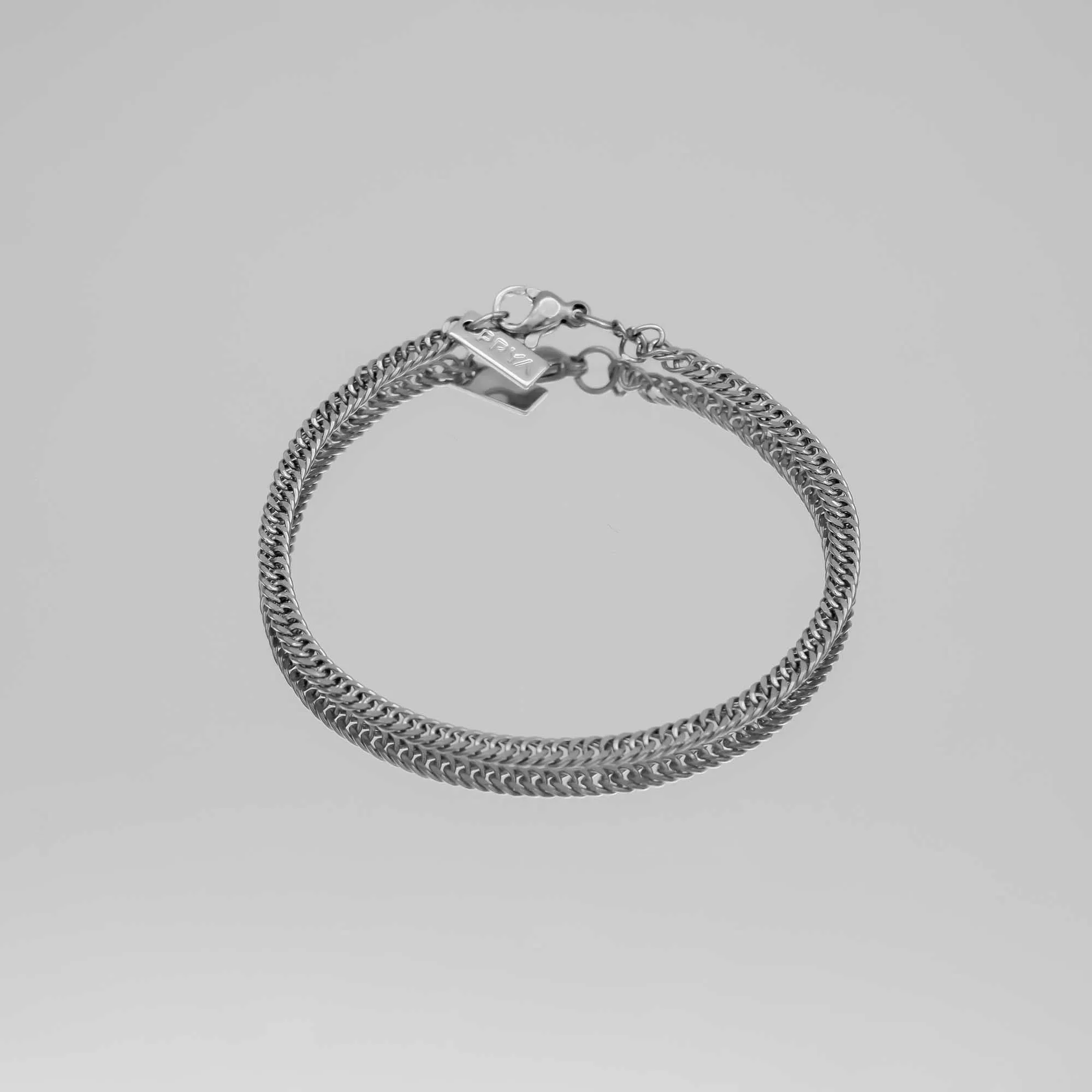 Double Link Curb Chain Bracelet