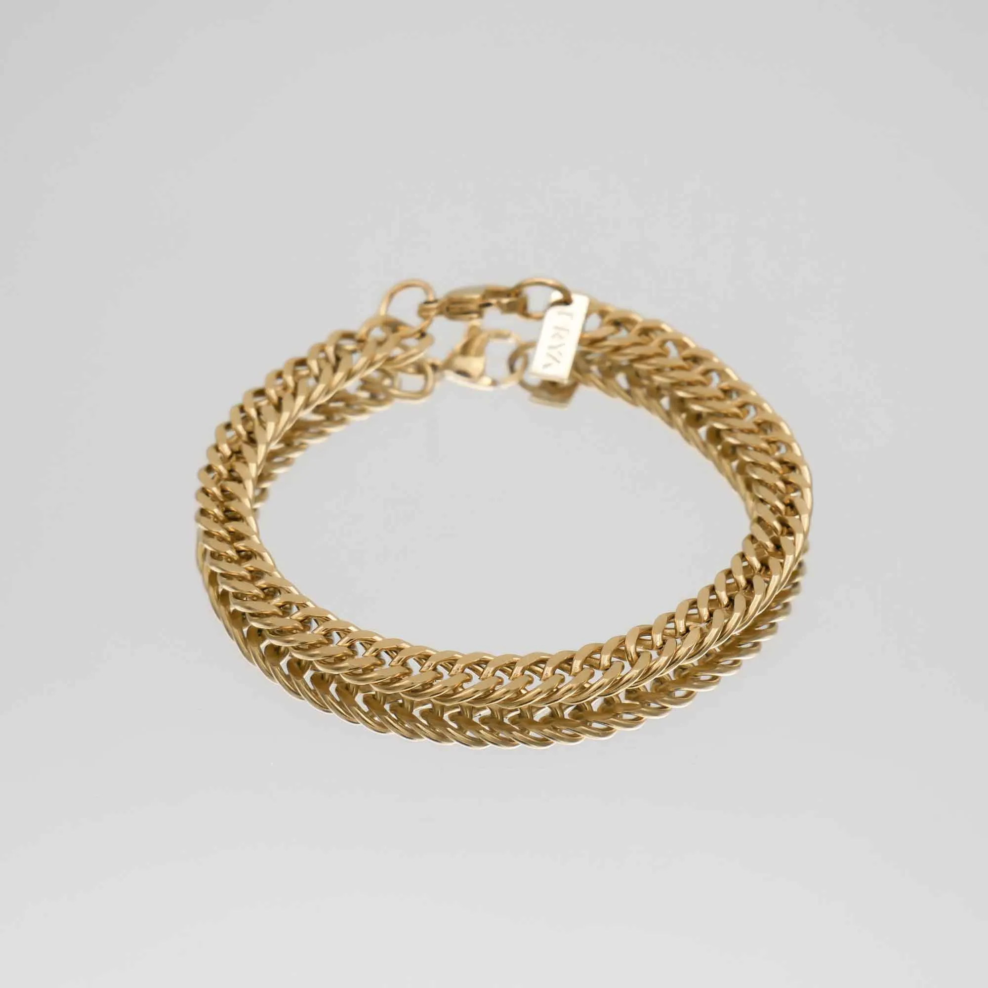 Double Link Curb Chain Bracelet