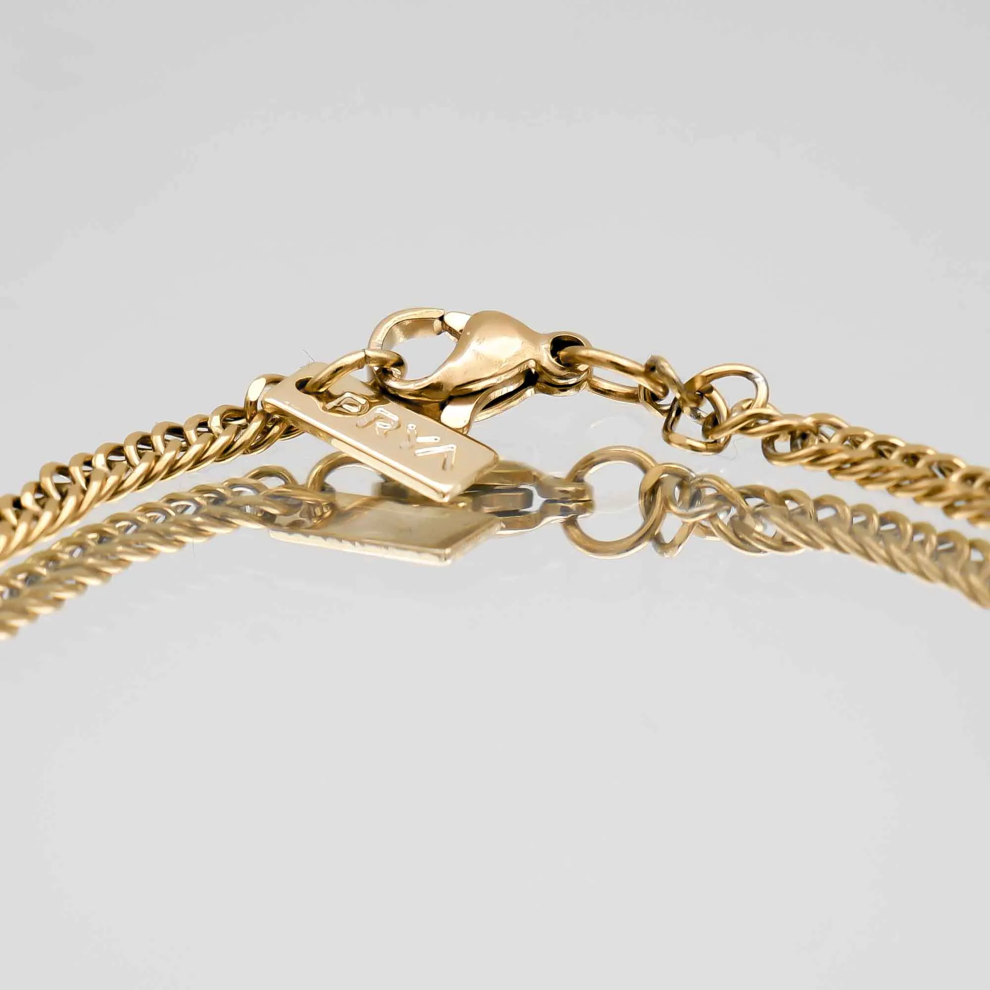 Double Link Curb Chain Bracelet