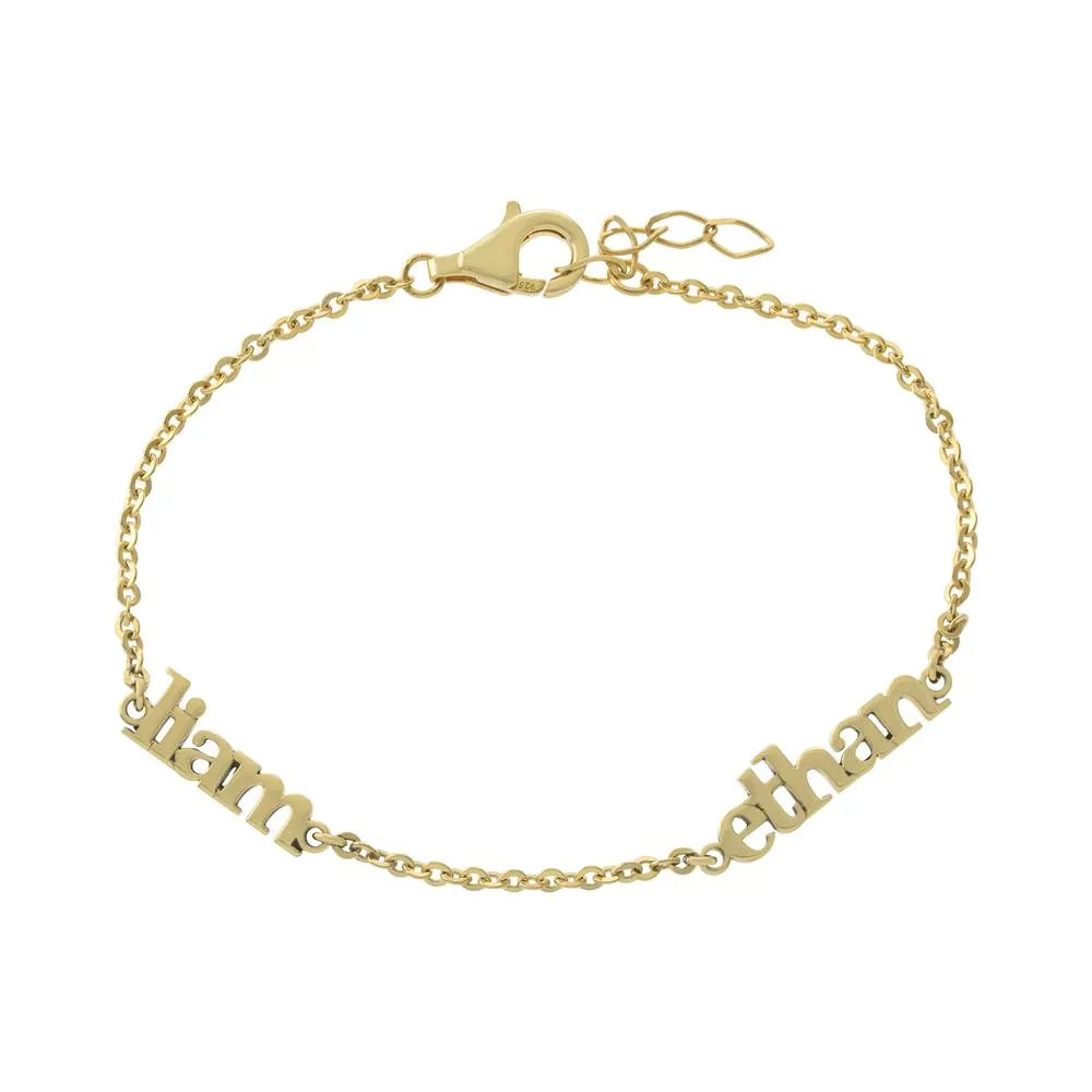 Double Name Bracelet