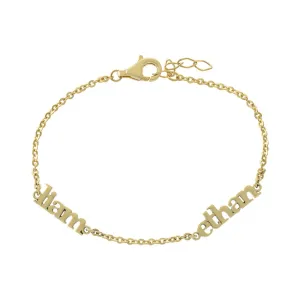 Double Name Bracelet