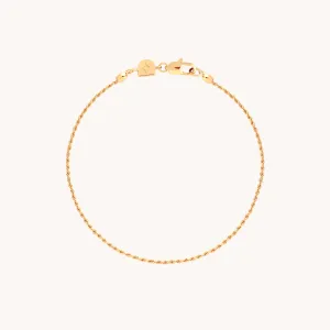 Essential Rope Chain Bracelet in Gold