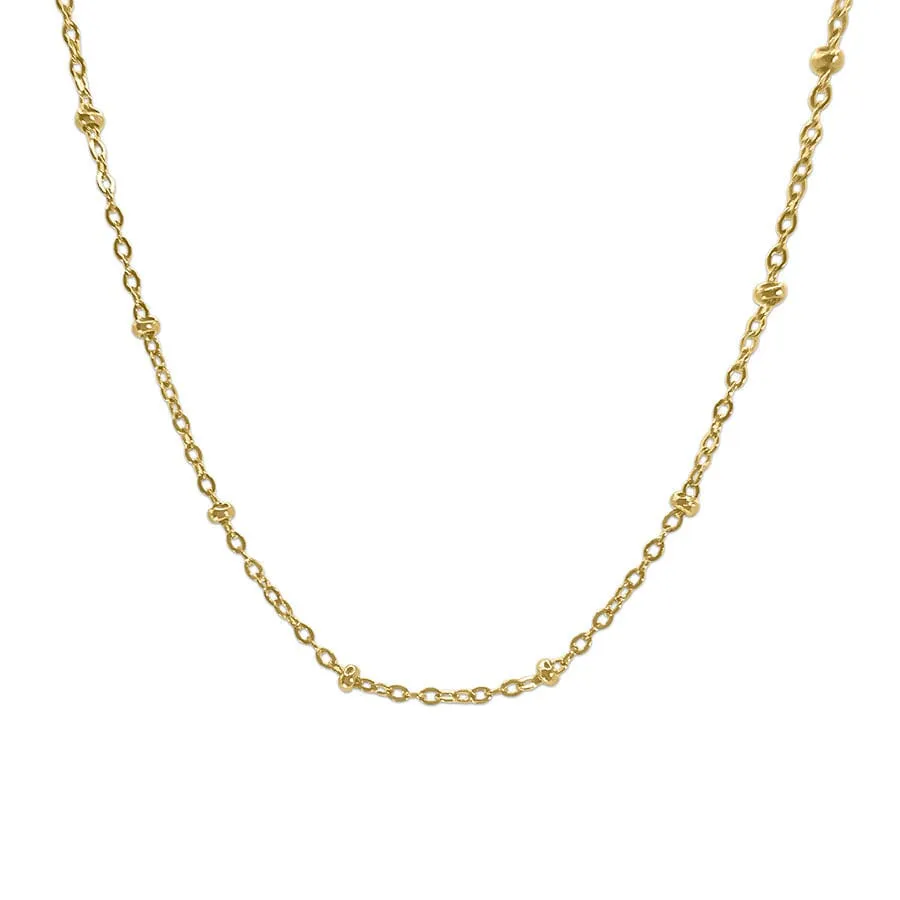 Gold Ball Chain Necklace