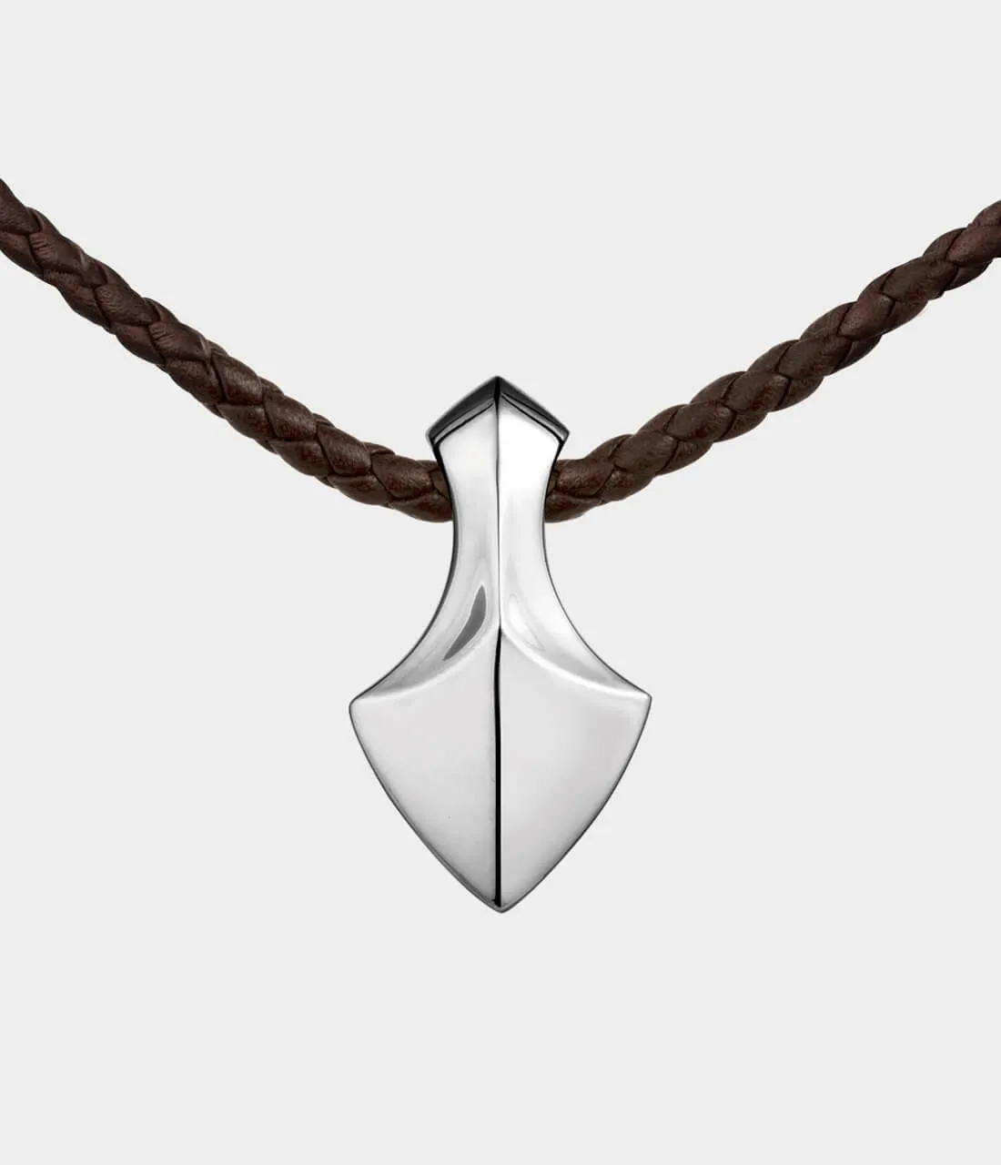 Large Arrowhead Leather Necklace