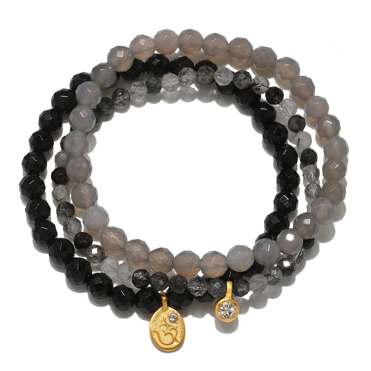 Manifest Fortune Gemstone Bracelet Set