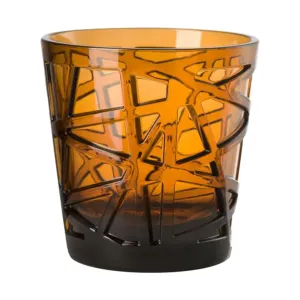 Mario Luca Giusti David Set of 2 Amber Tumblers