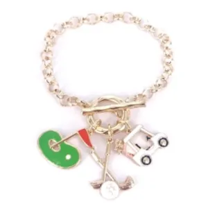 Meghan Browne Bracelet Golf - Gold