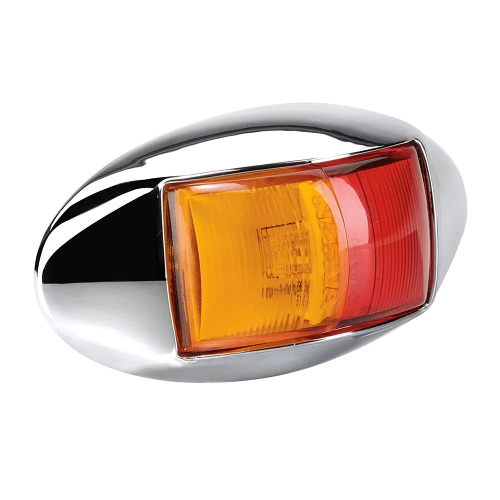 Narva 91404CBL 10-33V Model 14 LED Side Marker Lamp (Red/Amber)