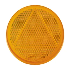 Narva Amber Retro Reflector With Self Adhesive - 84006BL