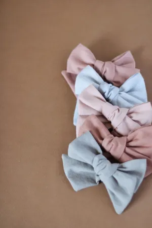 Naturally Dyed Hair Bows: The Margot