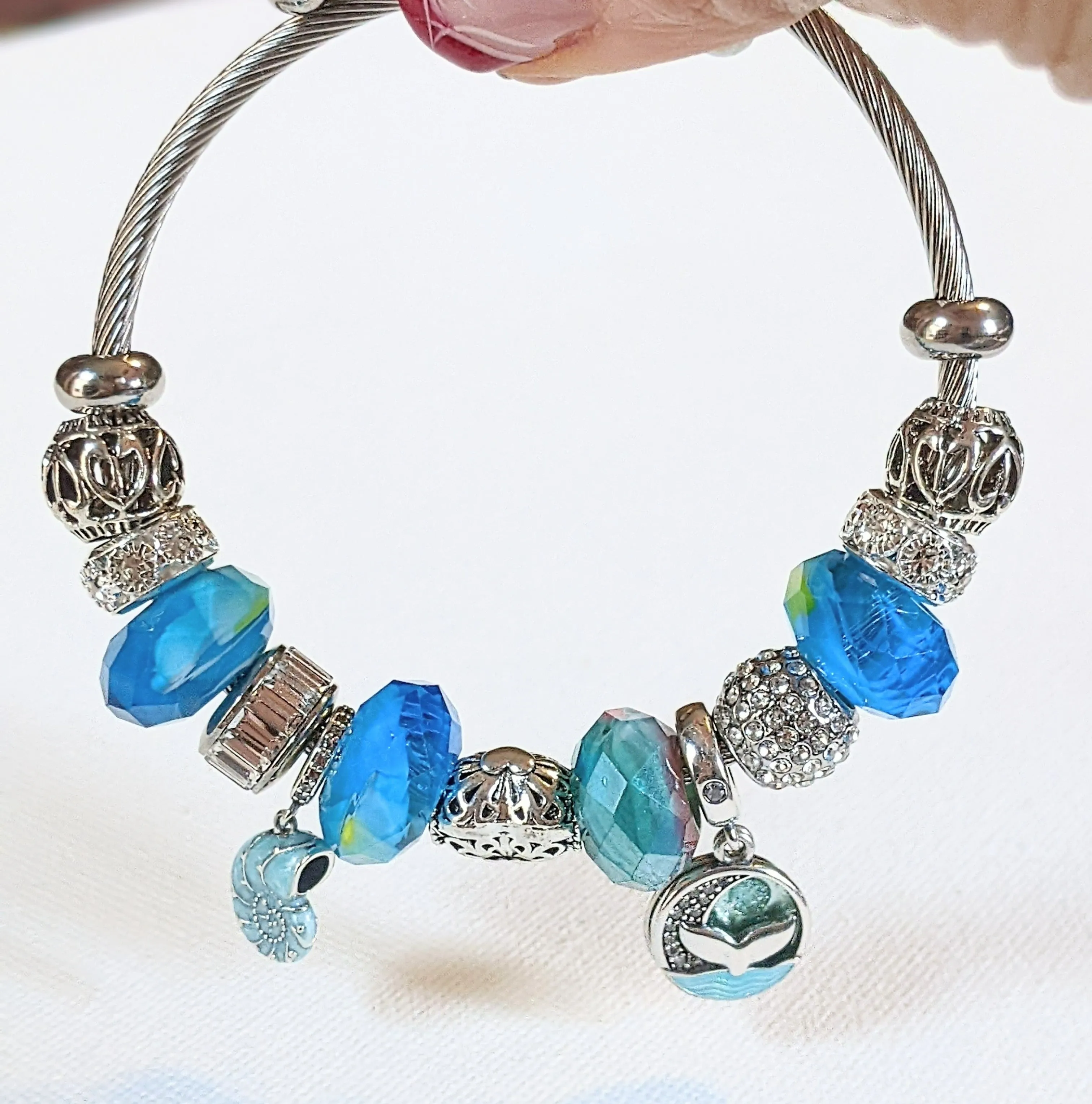 Ocean Lover Euro Cuff Wrap Bracelet