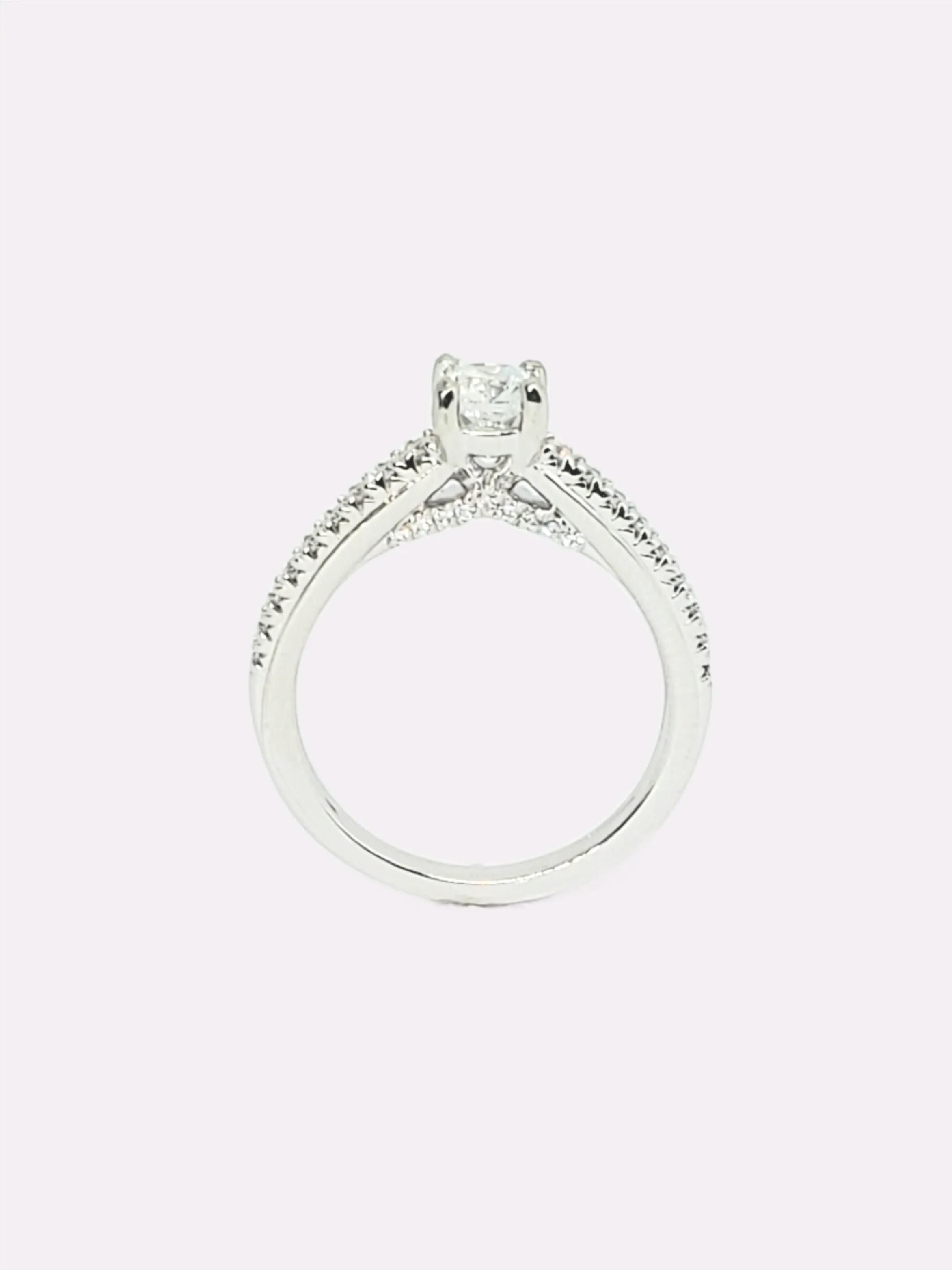 Platinum 2/3ct Diamond Ring