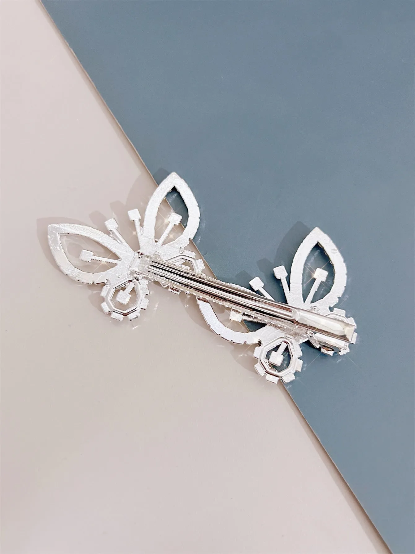 Rhinestone Butterfly Decor Hair Clip for Women Barrette Styling Hair Accessories