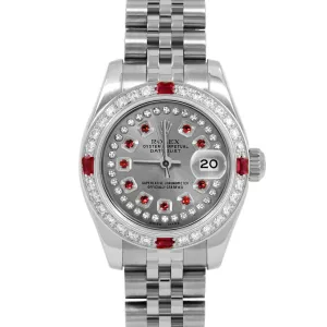 Rolex Datejust 26mm | 179174-SLT-STRR-4RBY-JBL