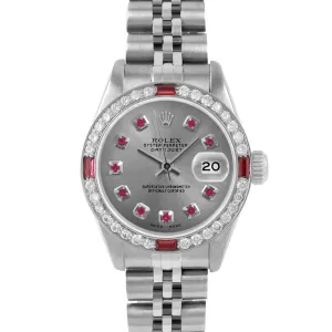 Rolex Datejust 26mm | 6917-SS-SLT-RBY-AM-4RBY-JBL