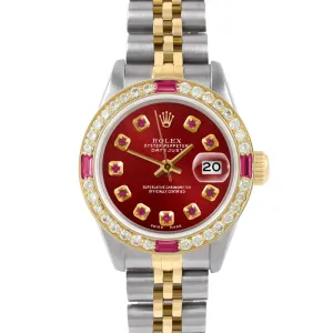 Rolex Datejust 26mm | 6917-TT-RED-RBY-AM-4RBY-JBL