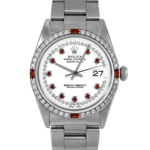 Rolex Datejust 36mm | 16014-WHT-STRR-4RBY-OYS