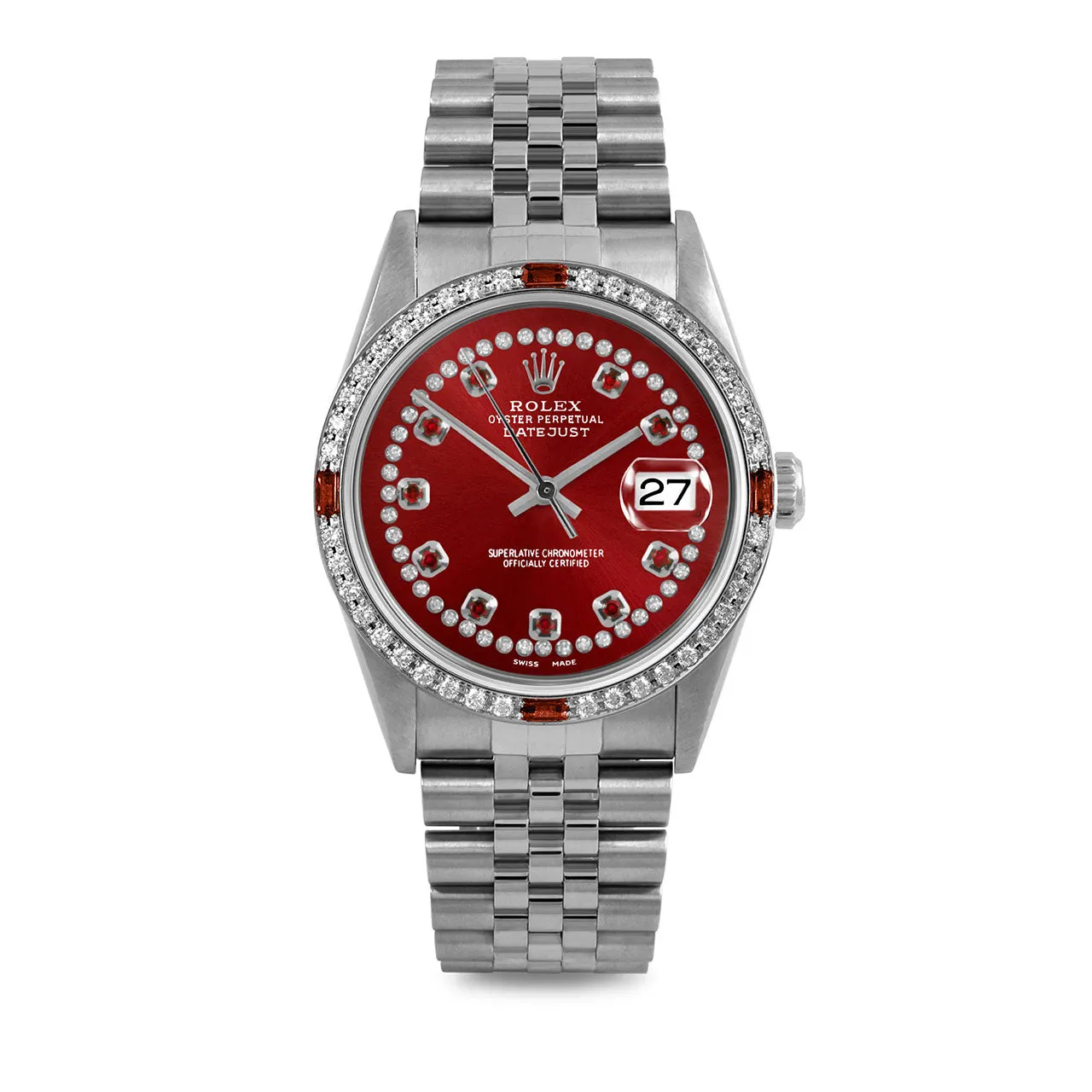 Rolex Datejust 36mm | 16234-RED-STRR-4RBY-JBL