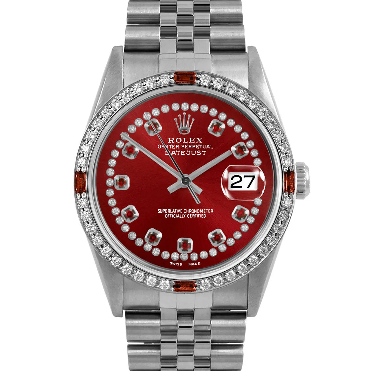 Rolex Datejust 36mm | 16234-RED-STRR-4RBY-JBL