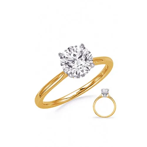 S Kashi & Sons Halo - Hidden Engagement Ring EN8389-50YW