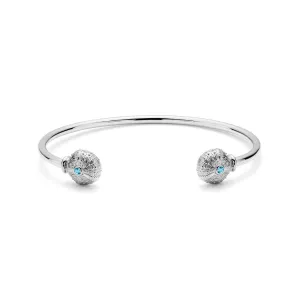 Sea Urchin Petite Wire Cuff in Silver