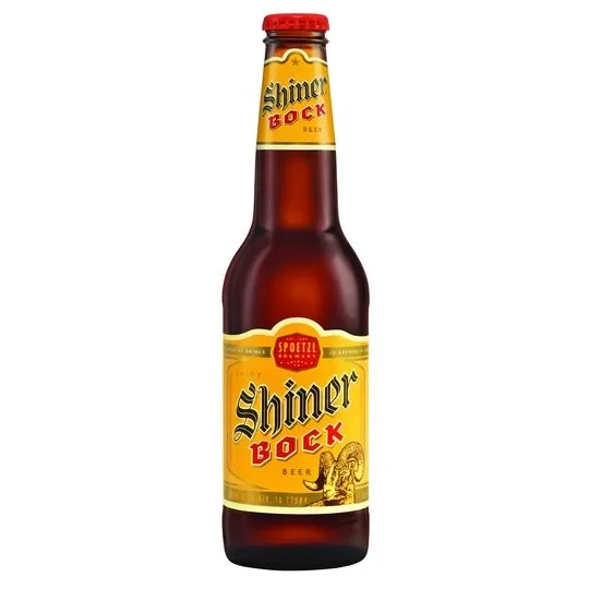 Shiner Bock Beer, Shiner Craft Beer, 12 Pack, 12 fl oz Bottles, 4.4% ABV, 141 Calories, 12.4g Carbs