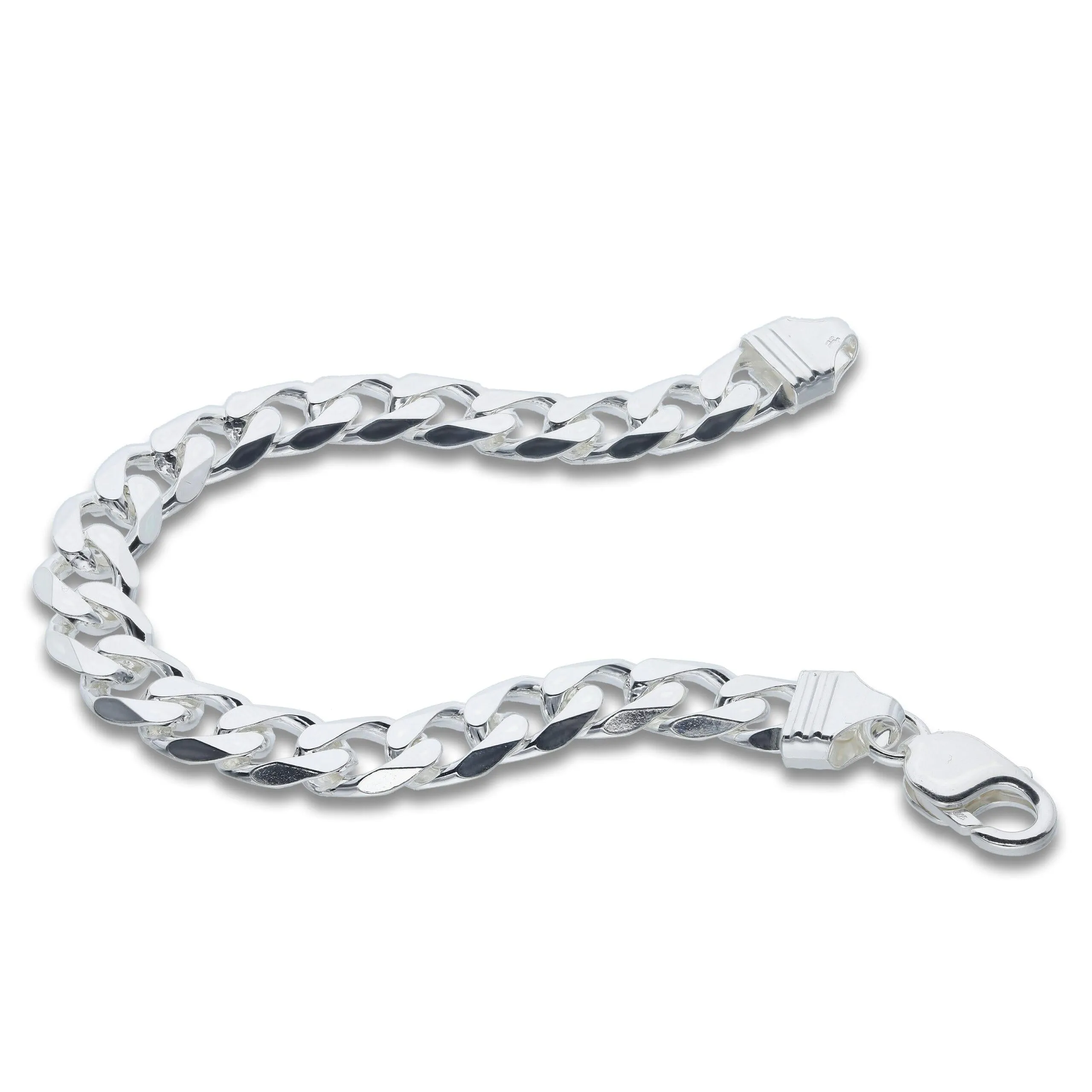 Sterling Silver Flat Curb Bracelet