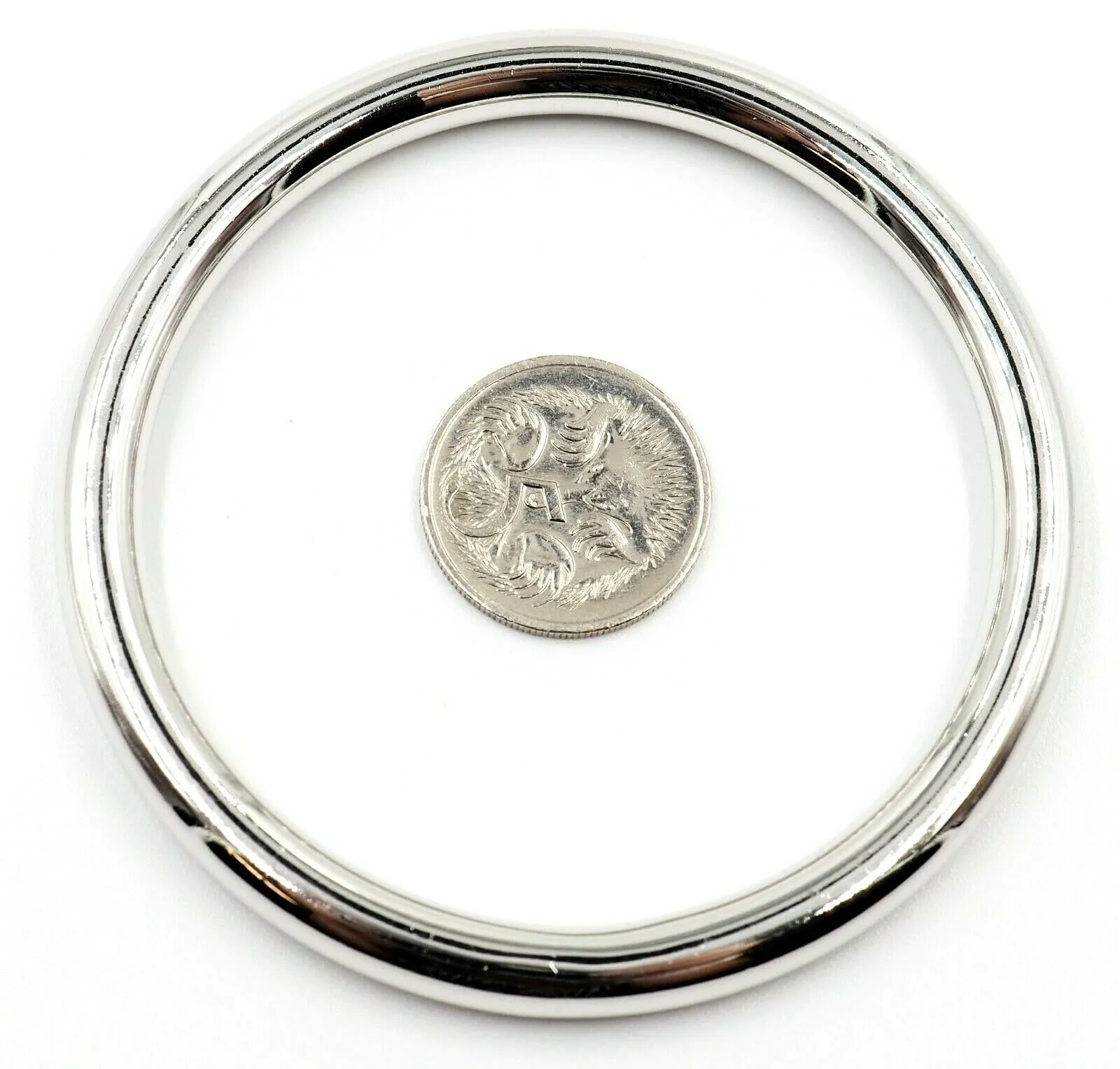 Sterling Silver Round Bangle - Fine Jewellery