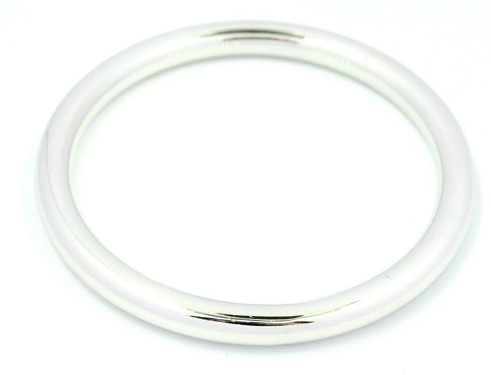 Sterling Silver Round Bangle - Fine Jewellery