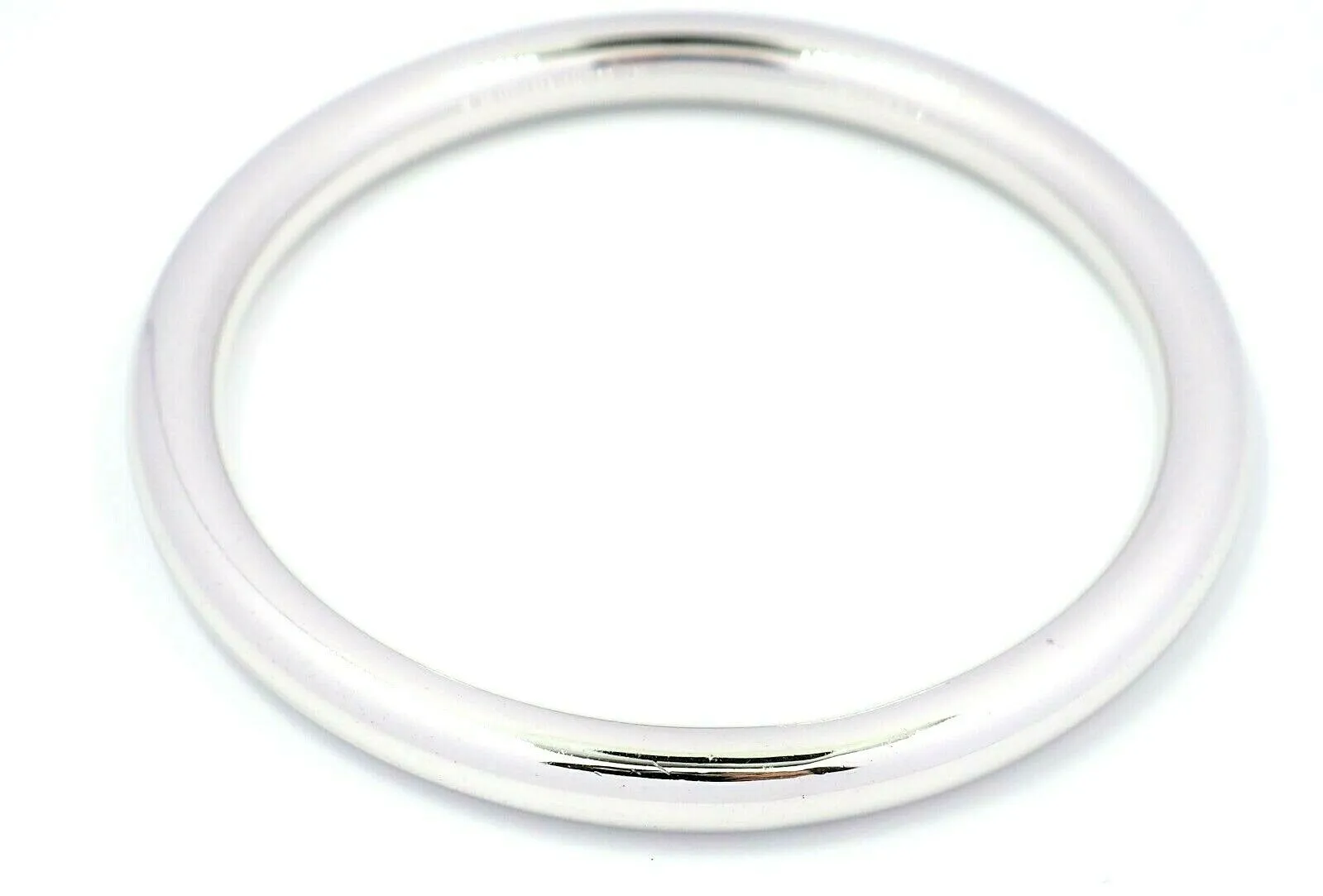 Sterling Silver Round Bangle - Fine Jewellery