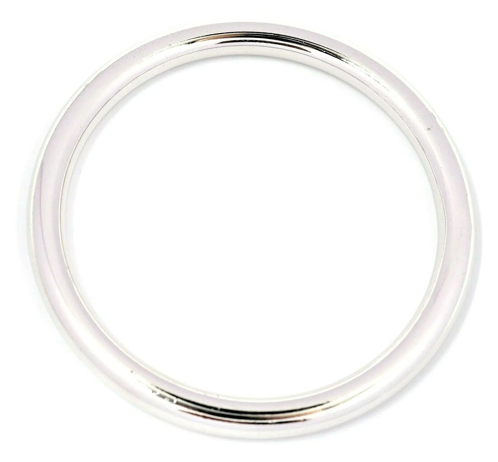 Sterling Silver Round Bangle - Fine Jewellery