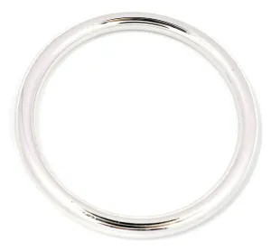 Sterling Silver Round Bangle - Fine Jewellery